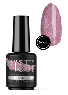 Звездный глиттер гель «Pinky»