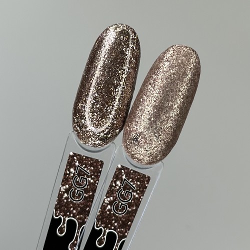 Глиттер гель «Praline»