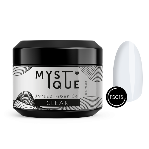 Однофазный файбер гель, с добавлением стекловолокна «Clear»